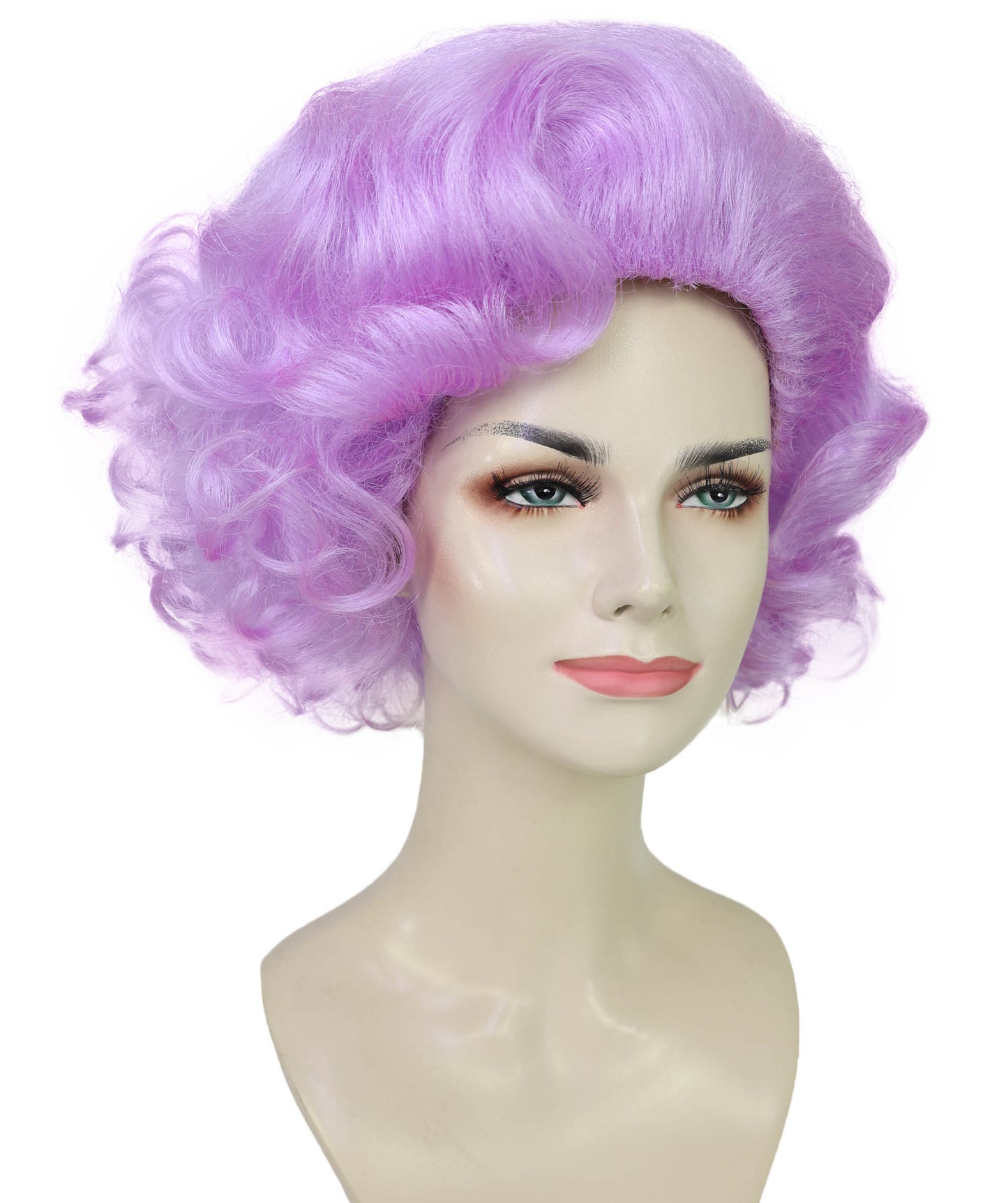 Women's Dame Edna Everage Wigs | Drag Queen-Inspired Colorful Synthetic Hair for Parties, Stage Events | Breathable Capless Design