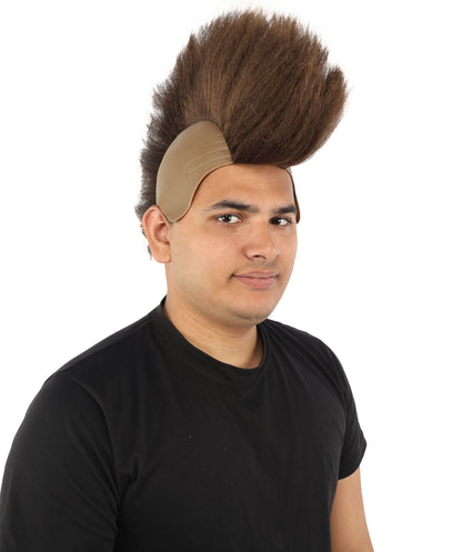 HPO Adult Men’s Spiky Wig | Multicolor Options | Cosplay, and Themed Events | Bold, High-Volume Style for Character Transformation