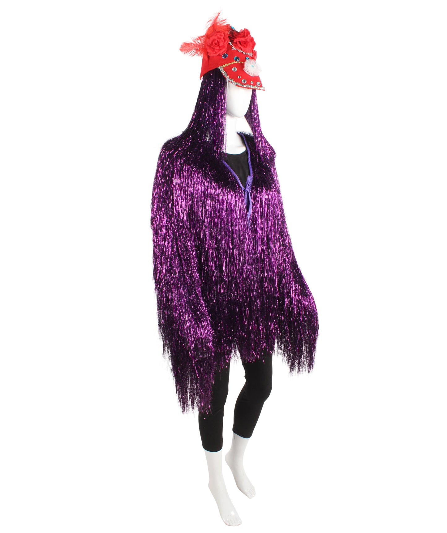 Purple DJ Tinsel Costume