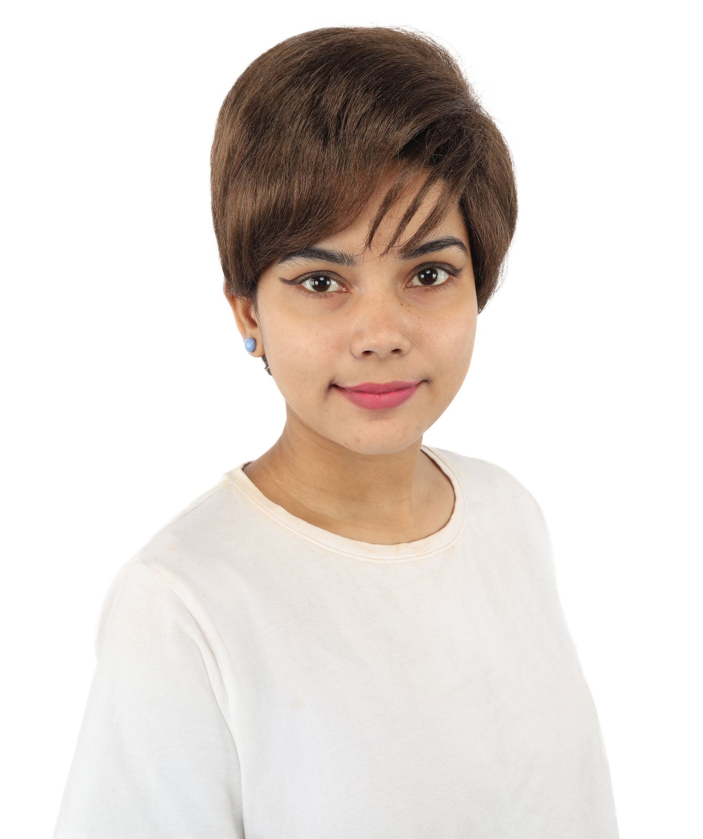 HPO Adult Women’s Short Black Wig | 10 Inch, Sleek and Smooth Bob Hairpiece | Ideal for Cosplay, Costume, and Themed Events