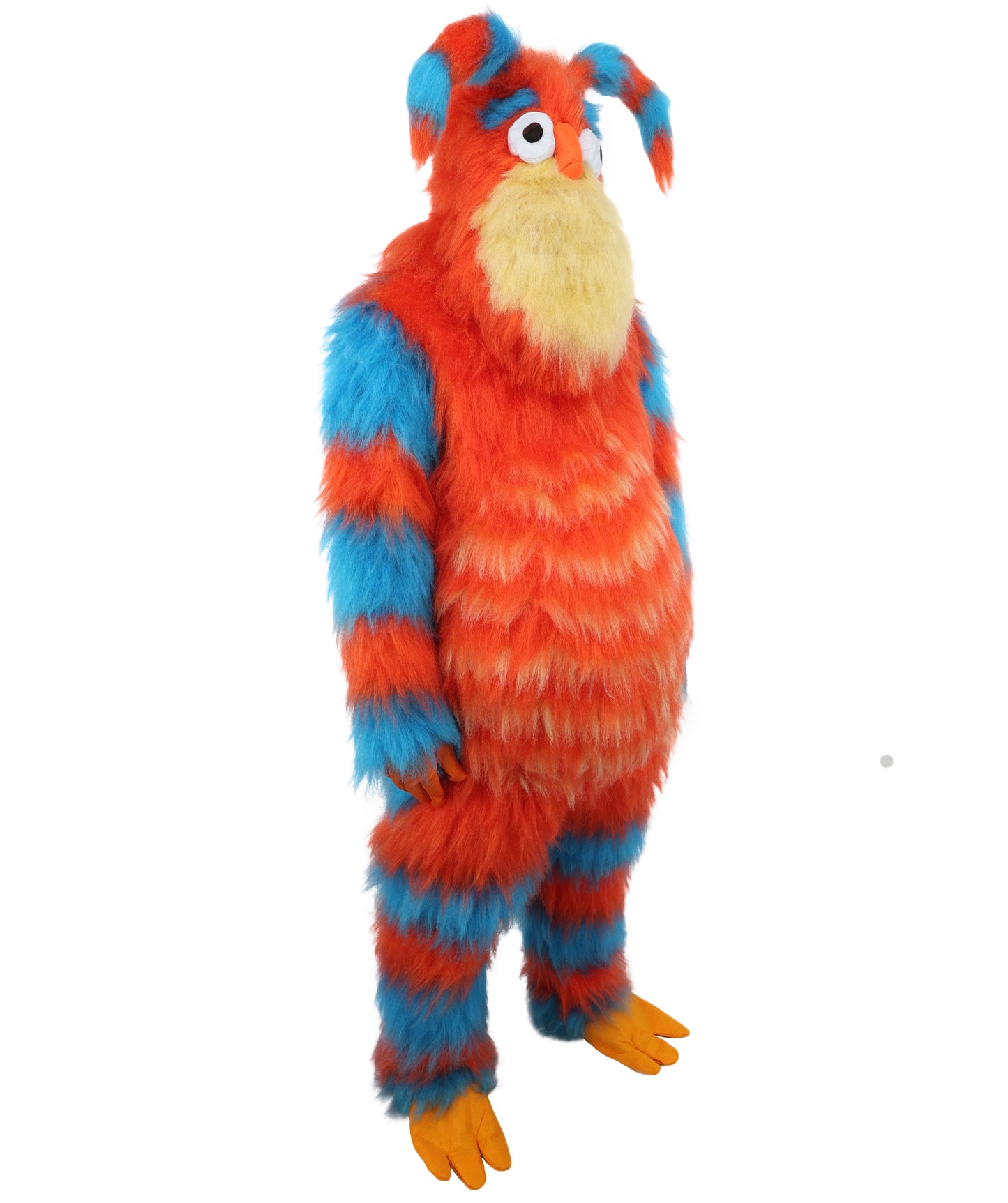 HPO Monster Bundle Costume & Mask Set – 74 Inch Full Body Fur Suit with Head Mask | Ideal for Cosplay & Halloween
