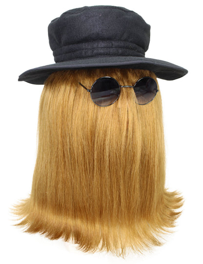 Men's Shoulder Length Straight Creature Wig | Brown Fancy Halloween Wigs | Premium Breathable Capless Cap