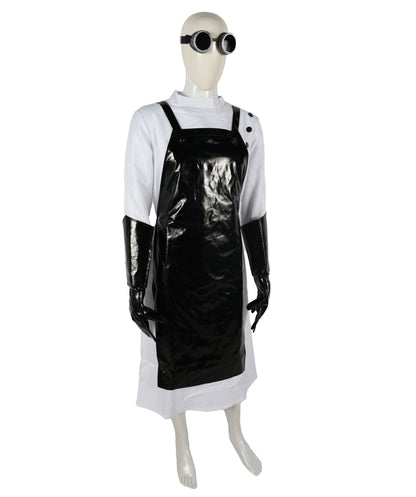 HPO Adult Vintage Victorian Black and White Coat Costume | Suitable for Halloween | Flame-retardant Synthetic Fabric