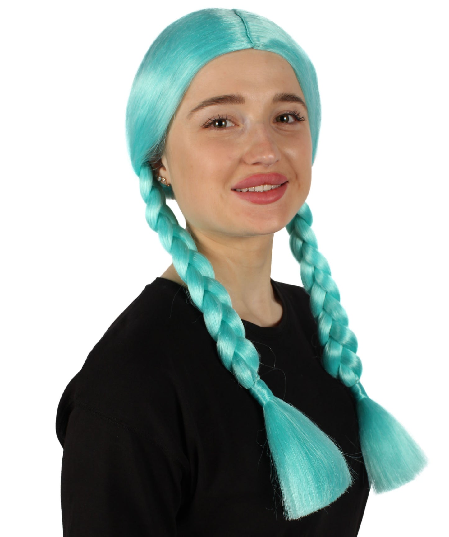 HPO Women's  Braided Gothic Wig | Multiple Color Collections TV Movie Wigs | Premium Breathable Capless Cap