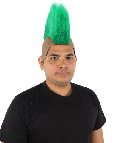 HPO Adult Men’s Spiky Wig | Multicolor Options | Cosplay, and Themed Events | Bold, High-Volume Style for Character Transformation