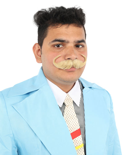 Men's Watson Synthetic Hair Moustache | Facial Hair Multiple Colour Options | HPO