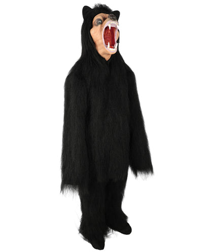 HPO Unisex Fur Animal Multiple Costume, Mask and Bundle – Complete Animal Fur Costume Set for Halloween or Themed Parties – Includes Detailed Fur Animal Outfit and Accessories–Comfortable