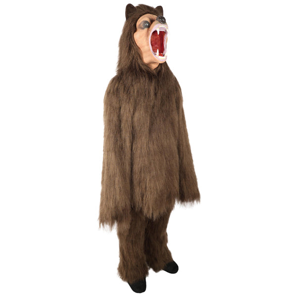 HPO Unisex Fur Animal Multiple Costume, Mask and Bundle – Complete Animal Fur Costume Set for Halloween or Themed Parties – Includes Detailed Fur Animal Outfit and Accessories–Comfortable