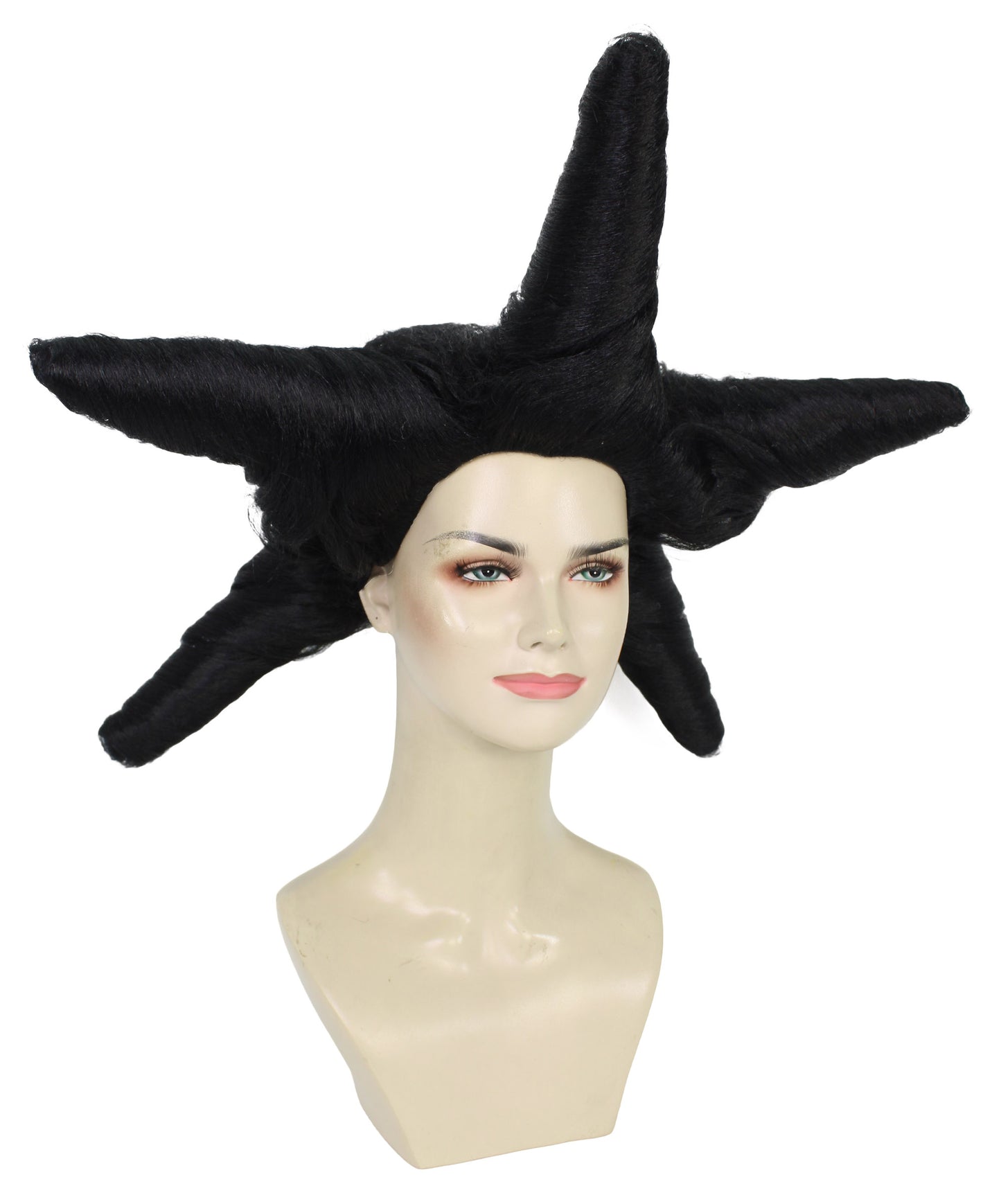 HPO Women's Dramatic Star Shaped Drag Wig I Multiple Color Options I Flame-retardant Synthetic Fiber