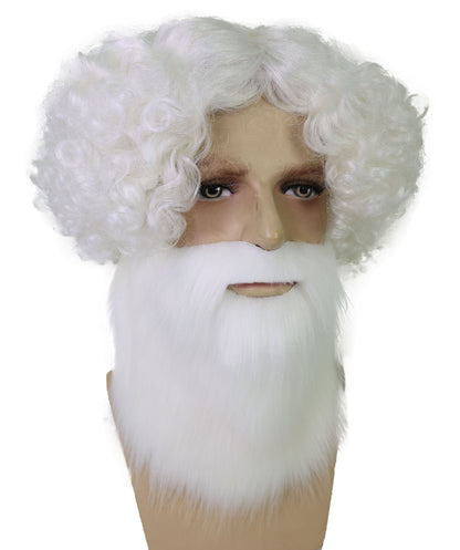 HPO Men's Lumberjack Hipster Wig With Beard & Mustache Set | Rugged Dapper Facial Hairpiece | Costume, Halloween, Stage, Theater & Roleplay
