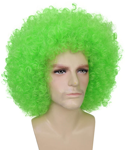 Men’s Big Curly Afro Wig | Bold Hair for Halloween, Themed Parties | Multiple Color Options