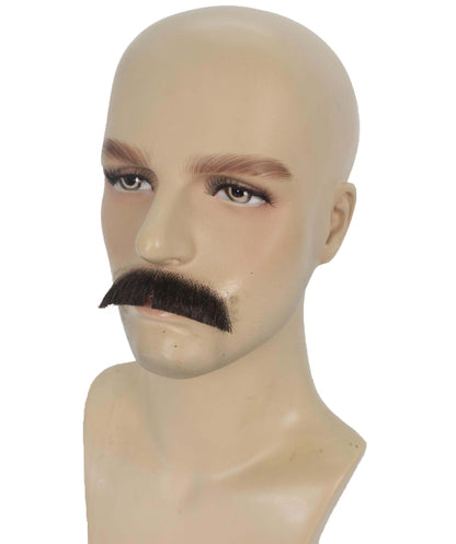 HPO Men's Human Hair Mustache Fancy Facial Hair