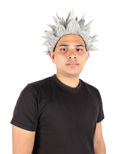 HPO Men’s Anime Young Ninja Nine Tail Yellow Blonde Spiky Wig