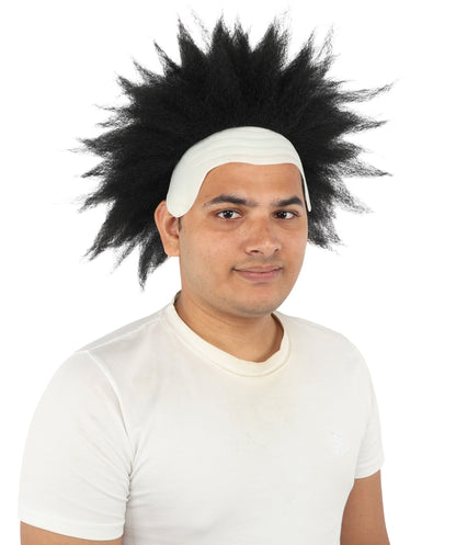 Men's Spiky Clown Theatrical Wig | Multicolor Options | Create of synthetic fiber, massive spiky volume, integrated forehead piece | Party, Halloween, theater, drag, performance, costume events