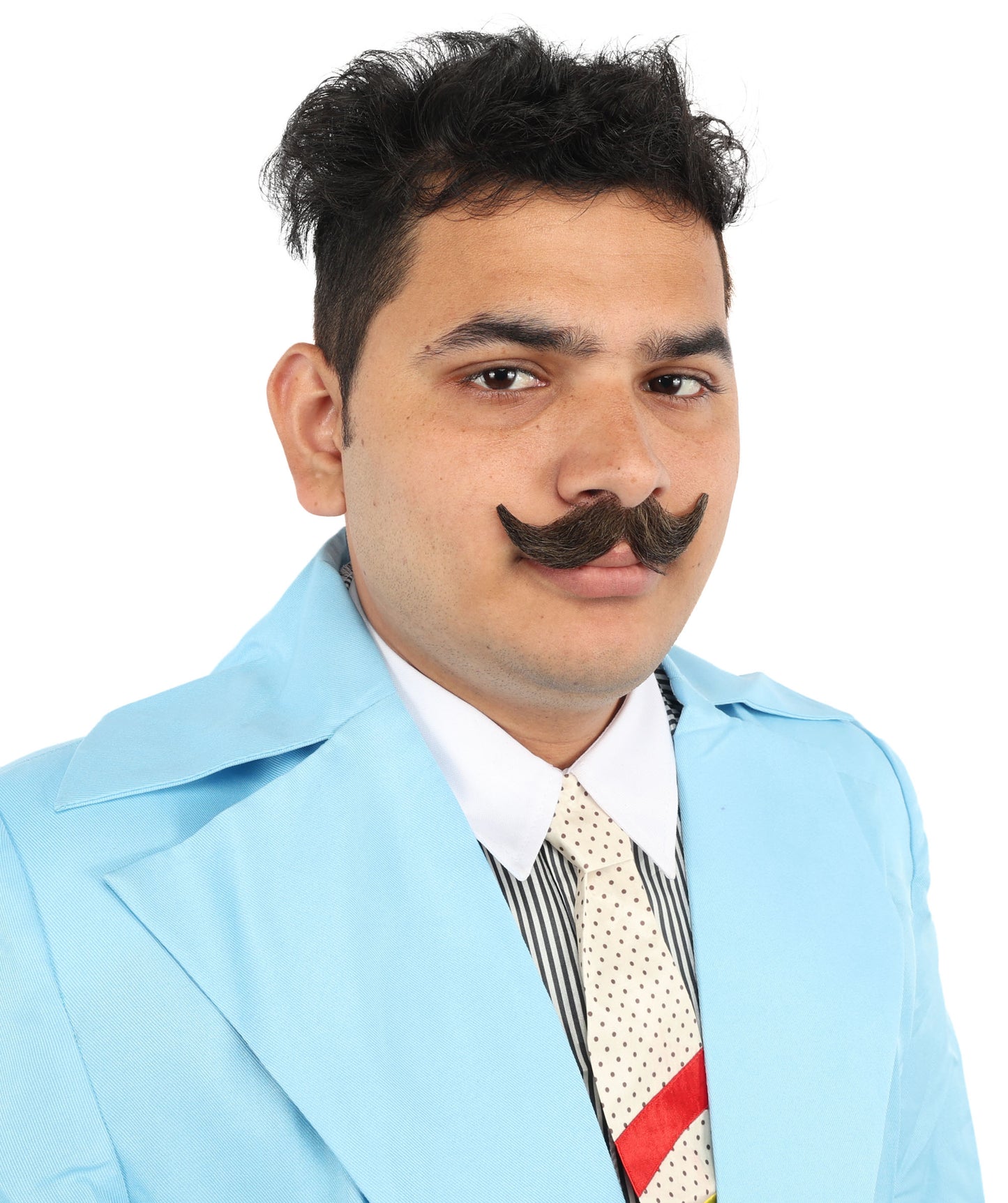 Men's Small Imperial Synthetic Hair Mustache | Multiple Color Options | HPO
