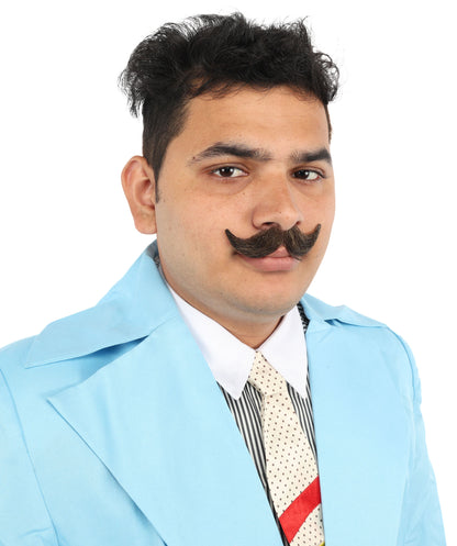 Men's Small Imperial Synthetic Hair Mustache | Multiple Color Options | HPO