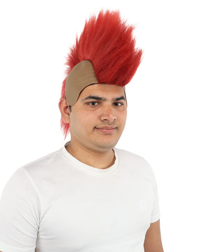 HPO Adult Men’s Spiky Wig | Multicolor Options | Cosplay, and Themed Events | Bold, High-Volume Style for Character Transformation