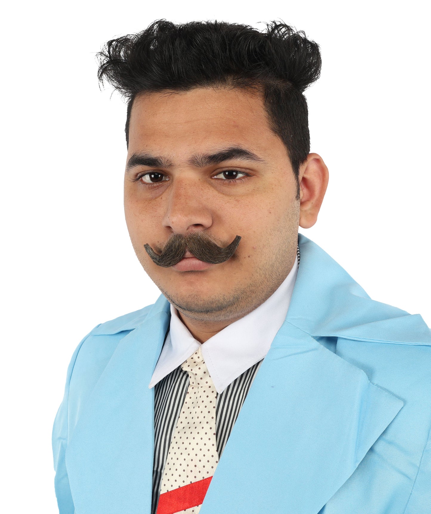 Men's Small Imperial Synthetic Hair Mustache | Multiple Color Options | HPO