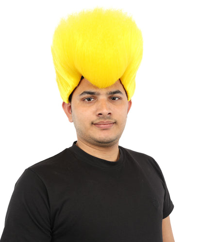 Hades God of Death |Multiple Color Fake Flame Spikes | Premium Halloween Wig