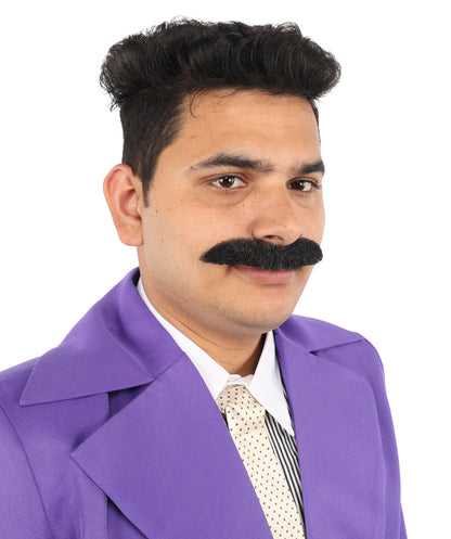 HPO Men's Fake Human Hair Tv Show Mustache |  Novelty Costume