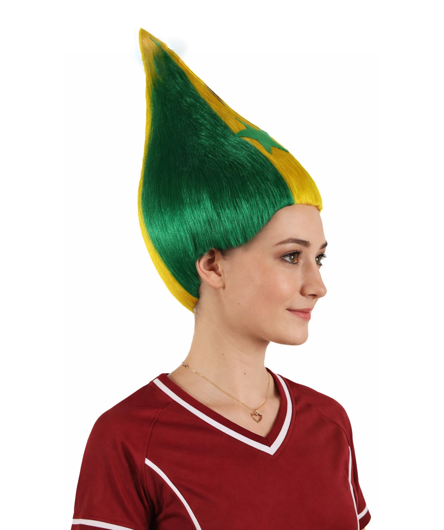 Senegal Flag Sport Troll Wig | Premium Breathable Capless Cap
