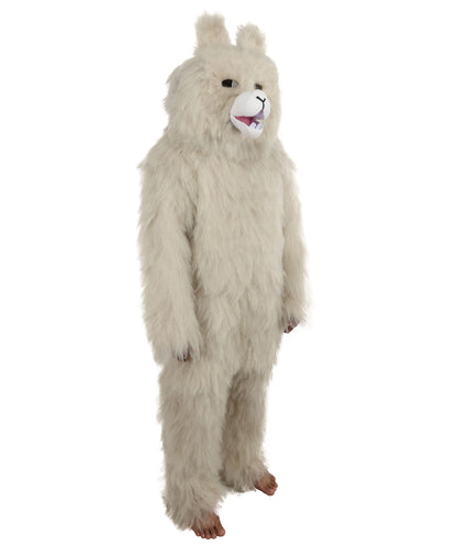 HPO Men’s Grey Animal Costume Bundle & Mask Set | Fluffy Creature Outfit & Hair for Cosplay & Roleplay | Plush Character  Costumes for Parties, Photo Shoots & Themed Events