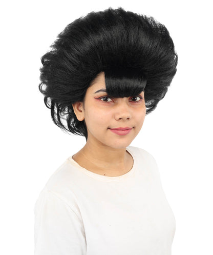 Women's Voluminous Retro Wig | Multiple Color Options, create of synthetic fiber, teased curly volume, breathable capless cap | Party, Halloween, theater, drag, performance, costume events
