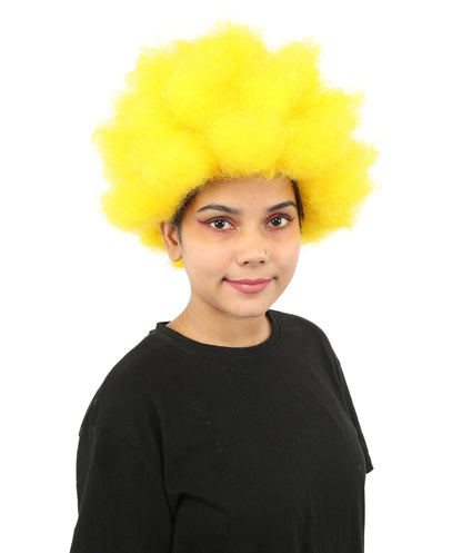 Womens Soldier Movie Afro | Cosplay Wig | Premium Breathable Capless Cap