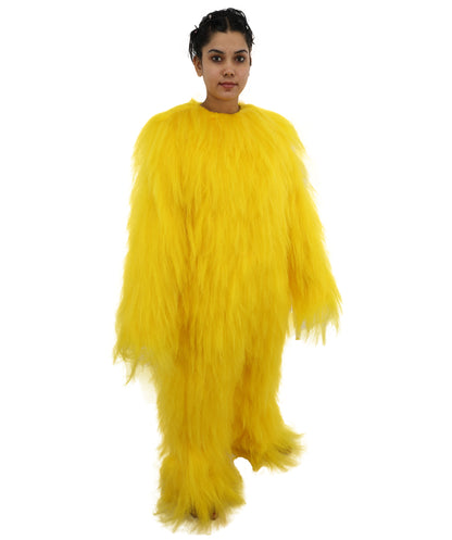 HPO Teen Extreme Hairy Person Costume Bundle & Mask Set - Full-Body Hair Suit Extra-Long Costume Wig for Halloween, Cosplay & Parties - Multiple Color Options
