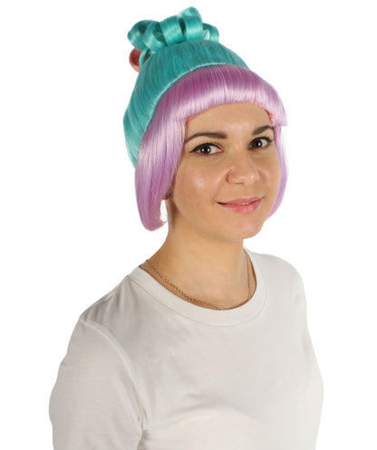 HPO  Women's Halloween Animated Lucy Updo Wig | Multiple Color Options