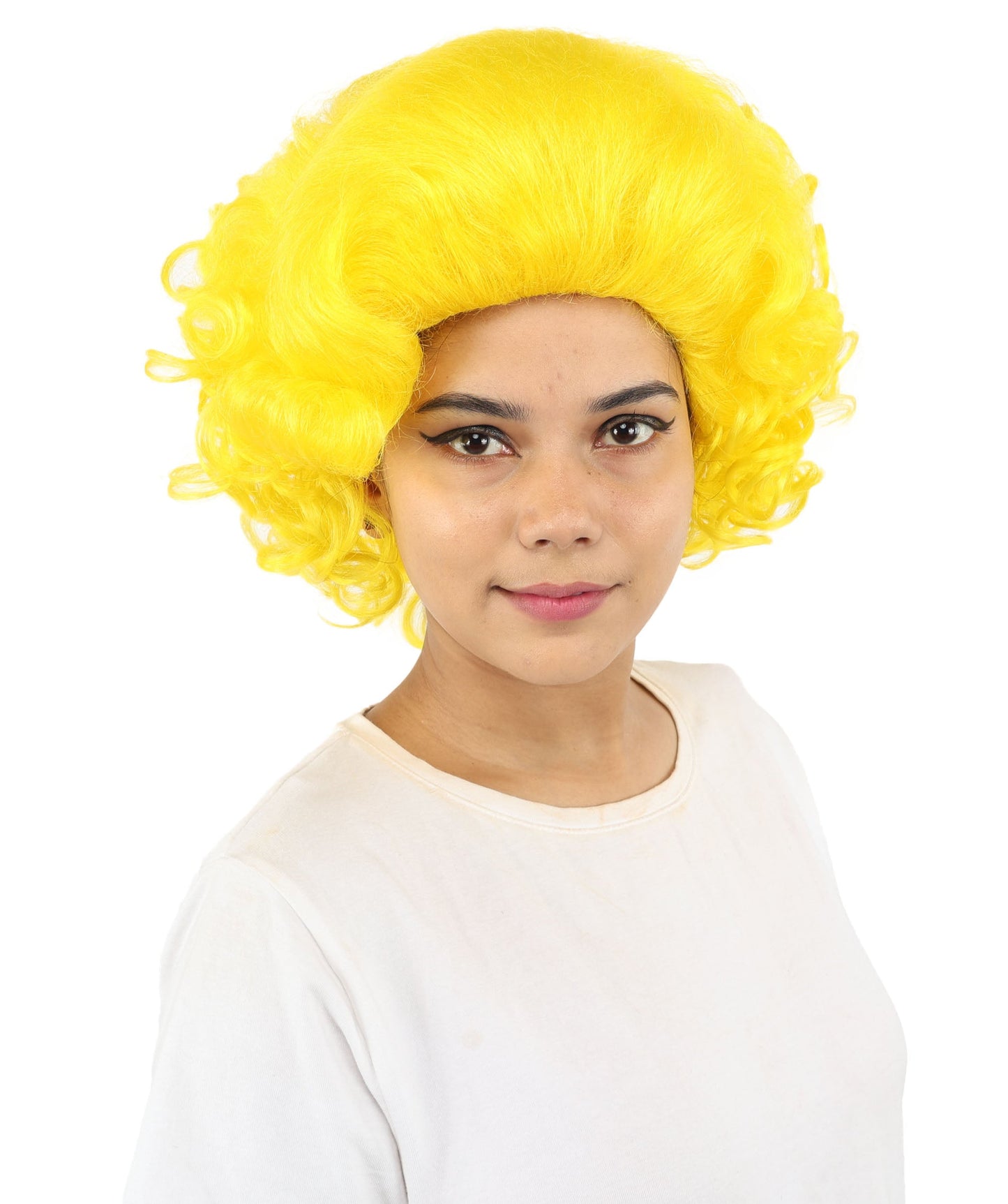 HPO Adult Women's Dame Edna Everage Wigs | Multiple Color Options | Drag Queen-Inspired Colorful Synthetic Hair for Parties, Stage Events | Breathable Capless Design