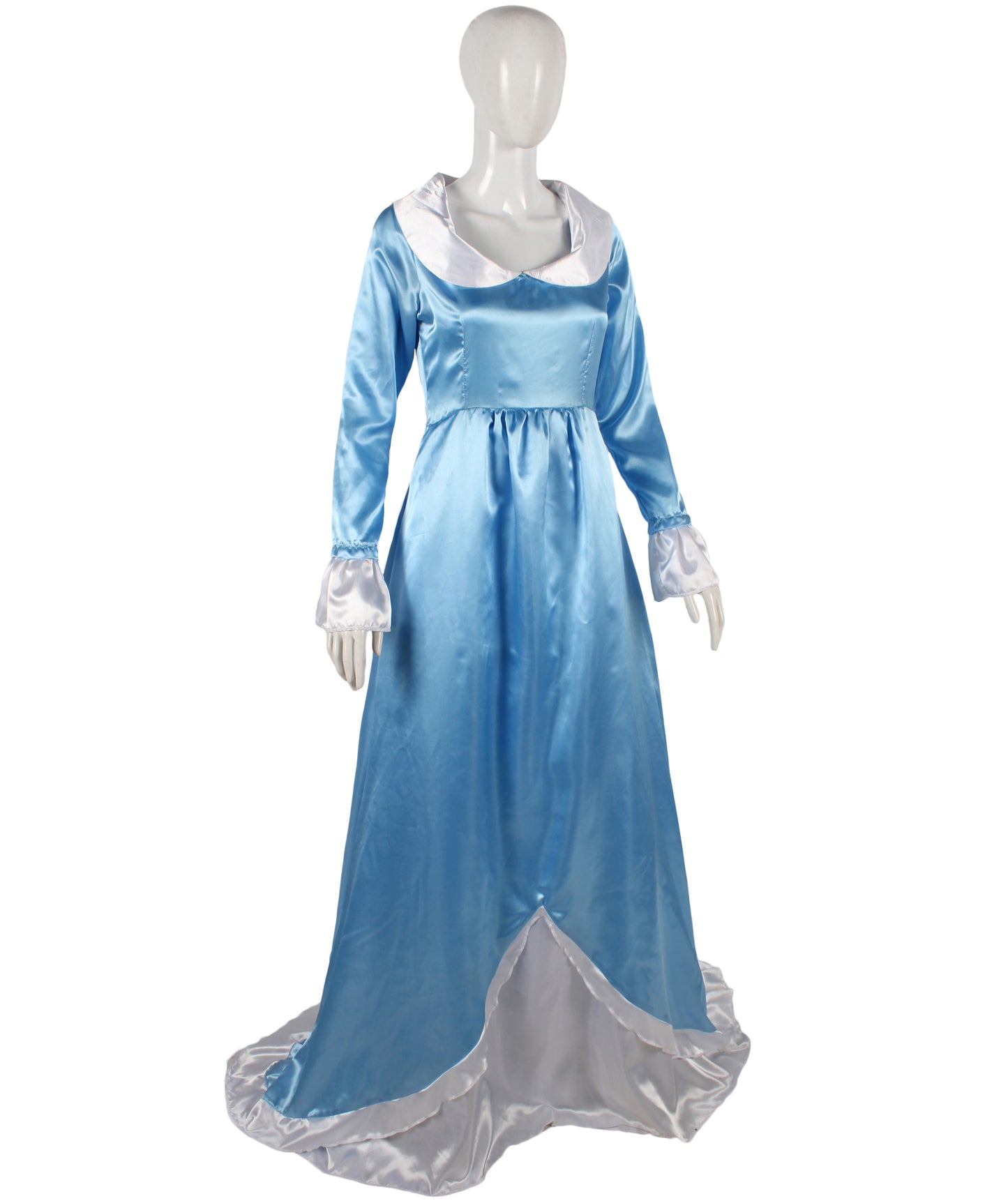 HPO Women's Ocean Blue Princess Costume I Perfect for Halloween I Flame-retardant Synthetic Fabric