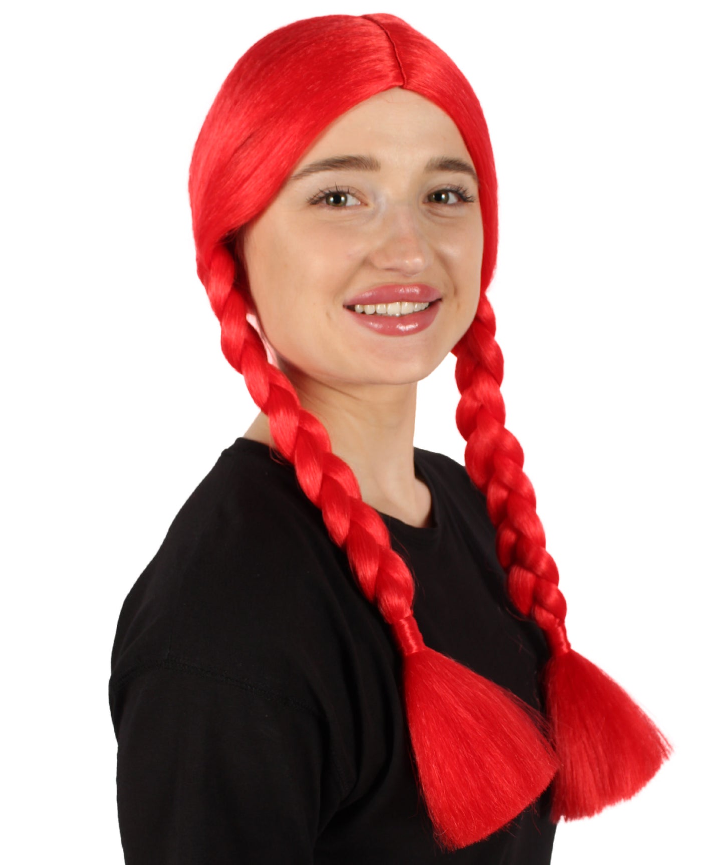 HPO Women's  Braided Gothic Wig | Multiple Color Collections TV Movie Wigs | Premium Breathable Capless Cap