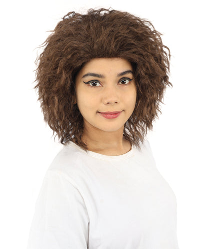 HPO Adult & Teen Women’s 15-Inch Curly Wig | Multiple Color Options | Wavy Voluminous Style | Idal for Costume, Cosplay, and Themed Events