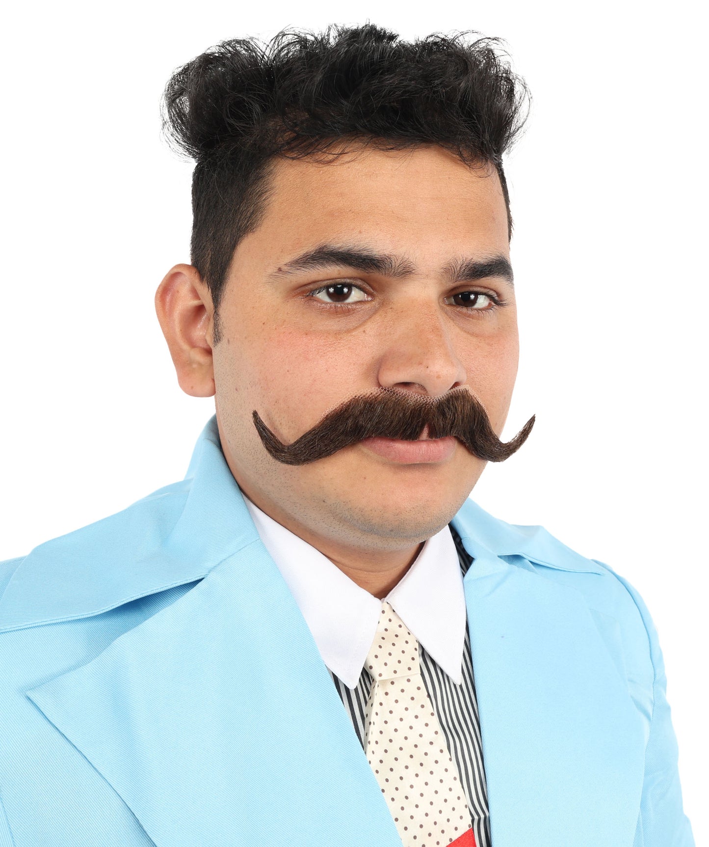 HPO Men's Watson Fake Human Facial Hair Mustache