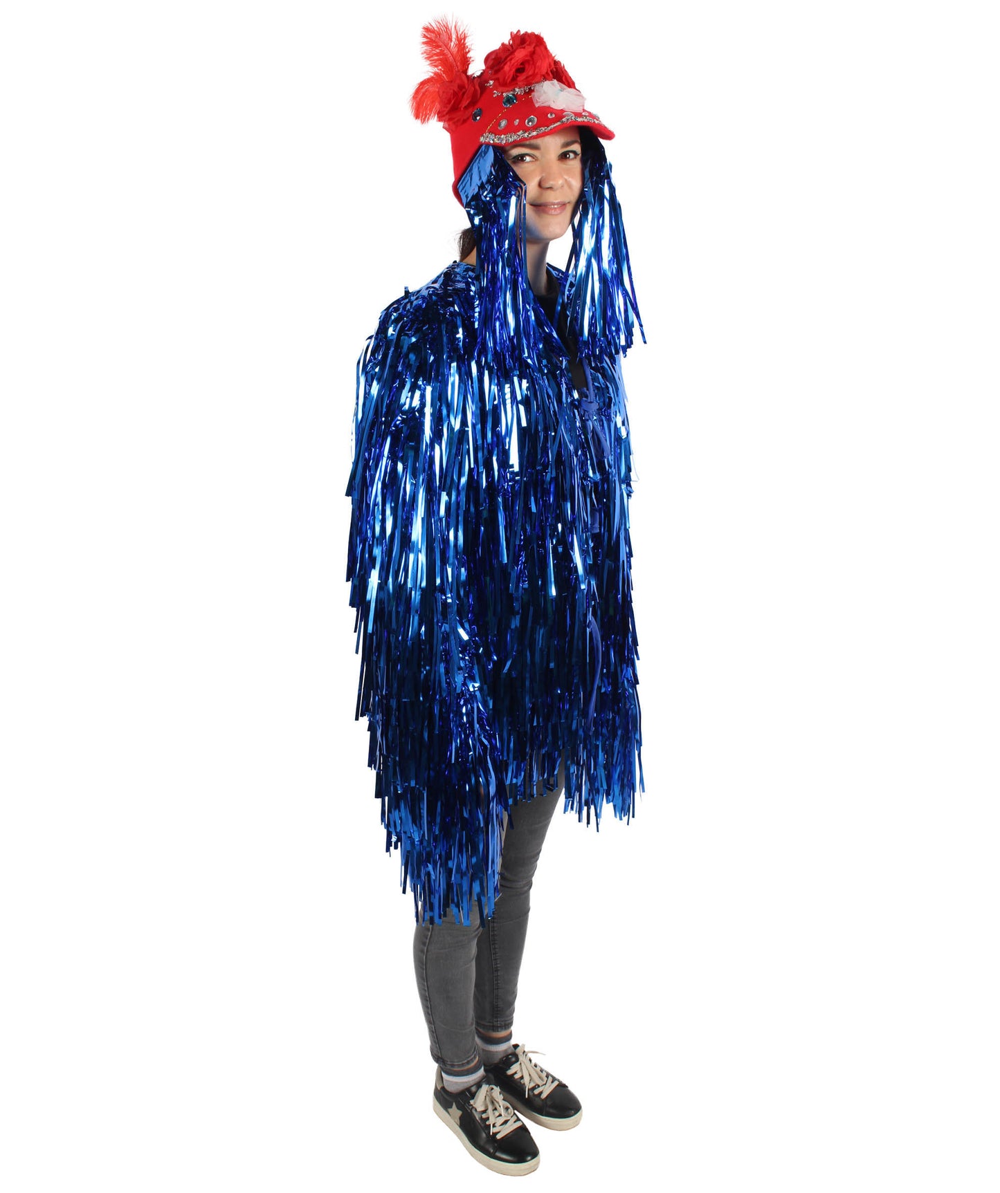 Adult Unisex DJ Tinsel Costume| Multiple Color Options