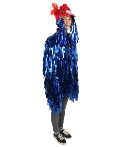 Adult Unisex DJ Tinsel Costume| Multiple Color Options
