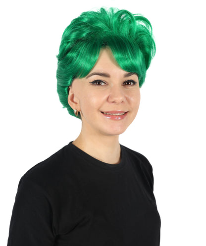 HPO Women's Bun Style 50s Housewife Multiple Wig | Halloween and Cosplay Wig | Flame-retardant Synthetic Fiber