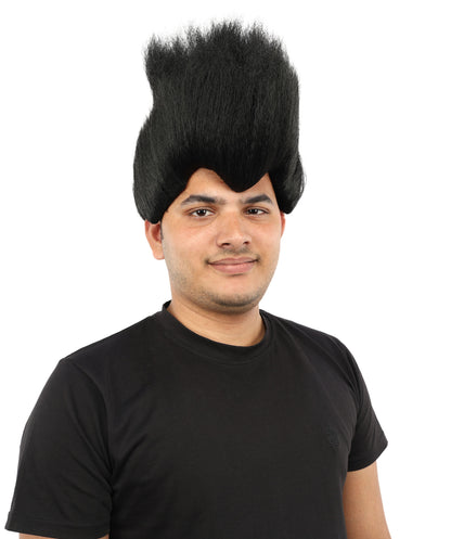 Hades God of Death |Multiple Color Fake Flame Spikes | Premium Halloween Wig