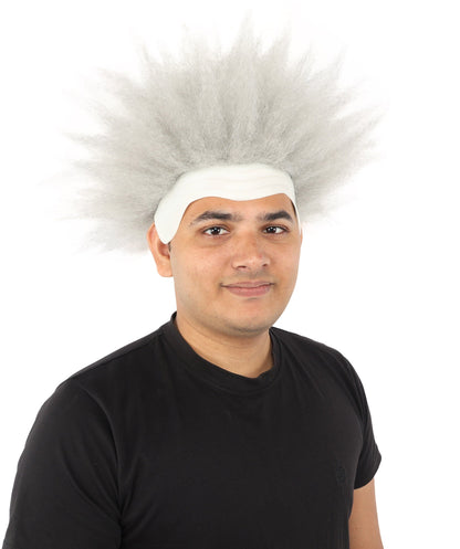 Men's Spiky Clown Theatrical Wig | Multicolor Options | Create of synthetic fiber, massive spiky volume, integrated forehead piece | Party, Halloween, theater, drag, performance, costume events