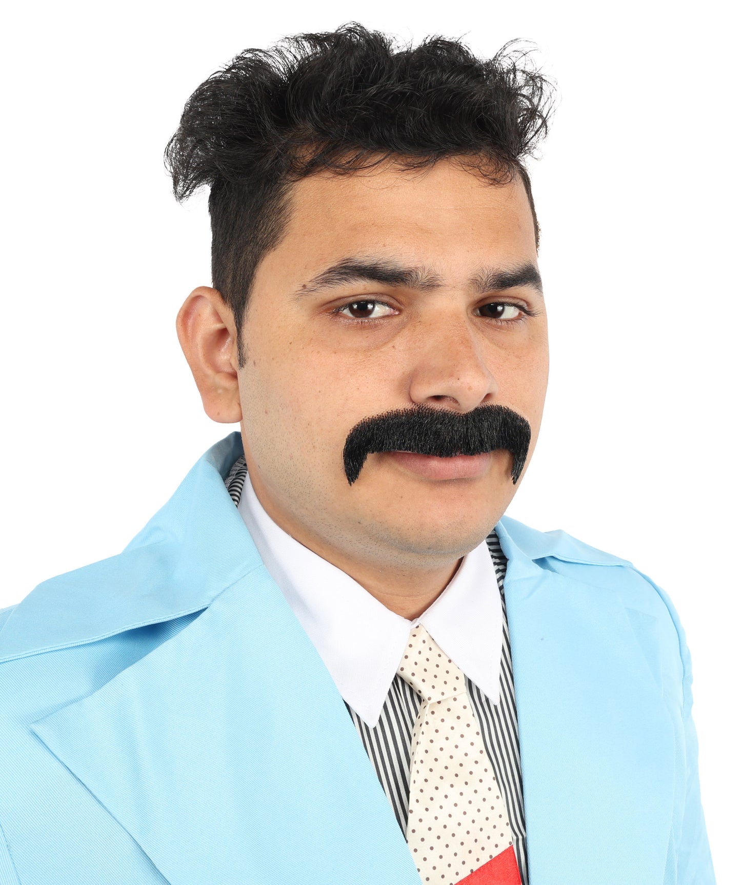 Men's 70's Horseshoe Synthetic Facial Hair Mustache | HPO