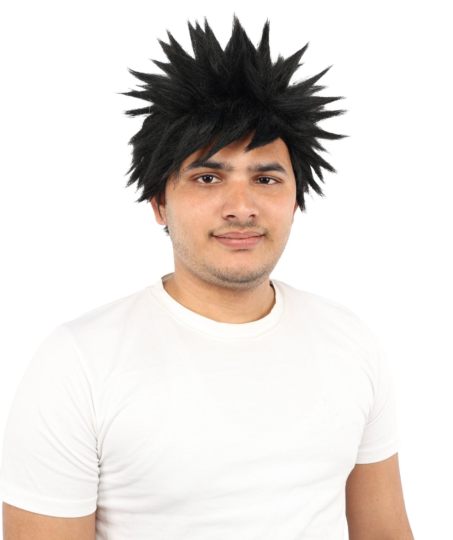 HPO Adult Men's Japanese Superhero Manga Spiky Wig |  Multi Color Options