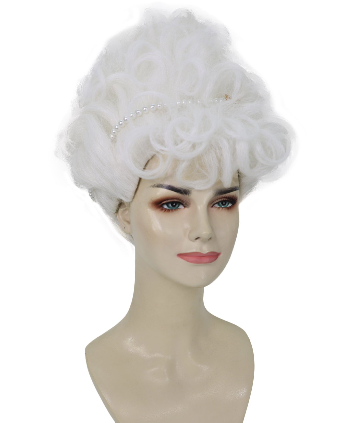 HPO Women Long Curly Ombre Wig | Heat-Resistant Costume Hair for Parties & Halloween | Breatheble Capless Cap