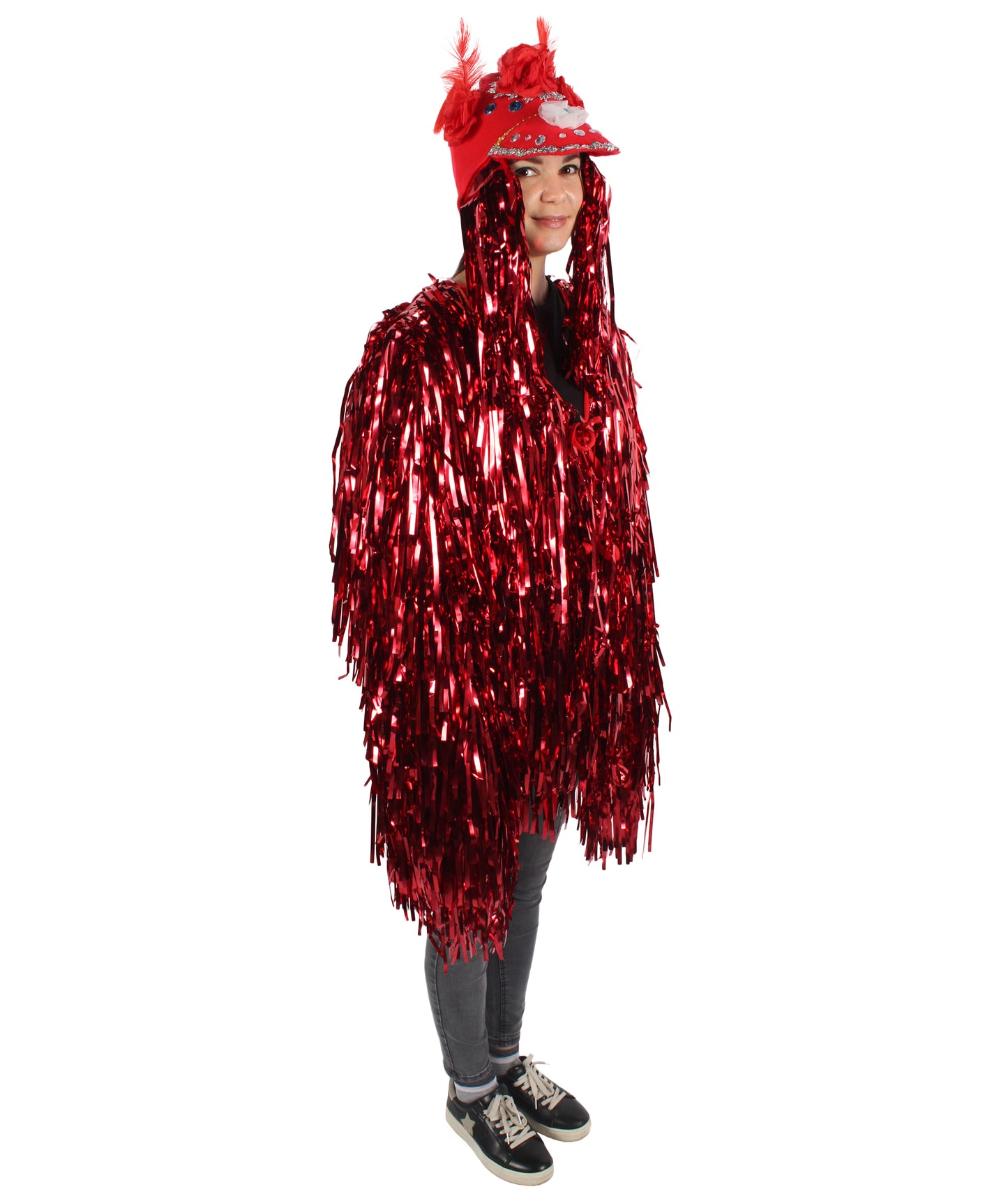 Adult Unisex DJ Tinsel Costume| Multiple Color Options