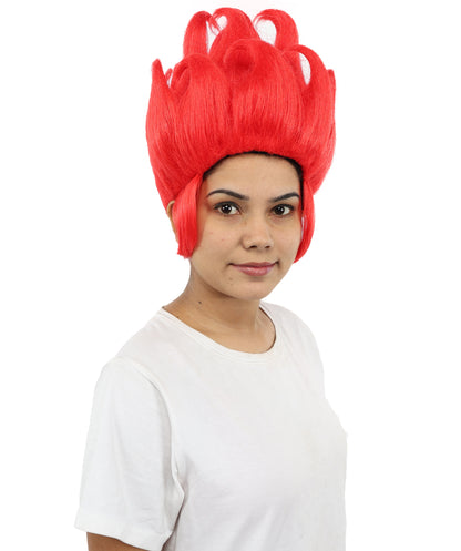 HPO Multiple color Sea Witch Wig – Curly Tentacle-Inspired Fancy Dress Wig for Women – Ocean Sorceress Cosplay Hair