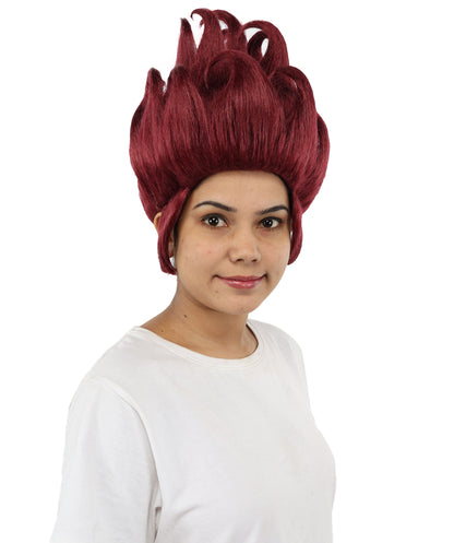 HPO Multiple color Sea Witch Wig – Curly Tentacle-Inspired Fancy Dress Wig for Women – Ocean Sorceress Cosplay Hair