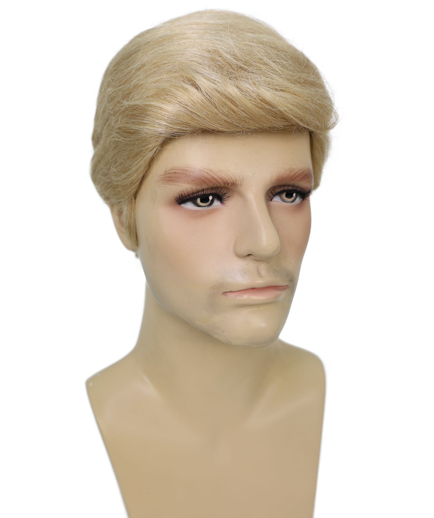 HPO Men's President Wig | Blonde Hairpiece with Styled Signature Look | Halloween, Costume Parties, Stage Acts & Themed Events
