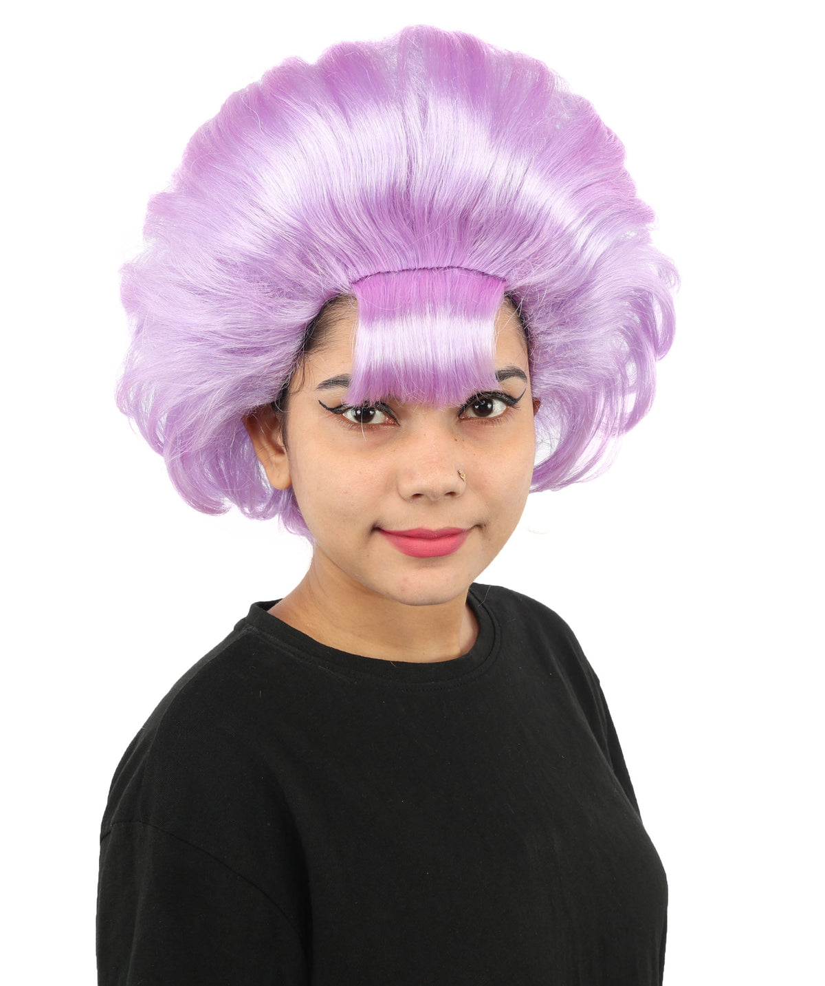 Women's Voluminous Retro Wig | Multiple Color Options, create of synthetic fiber, teased curly volume, breathable capless cap | Party, Halloween, theater, drag, performance, costume events