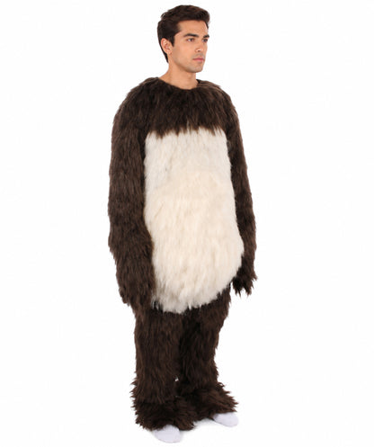 Unisex Dark Brown Grizzly Bear Costume | Best for Halloween| Flame-retardant Synthetic Fabric