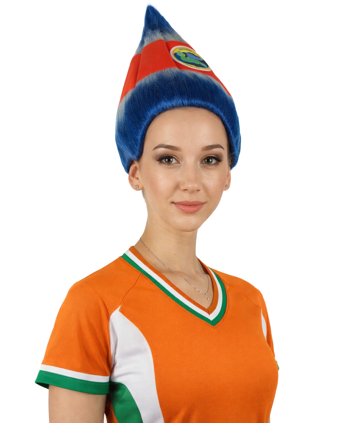 Women's  Flag Troll Wigs | Costa Rica | Premium Breathable Capless Cap